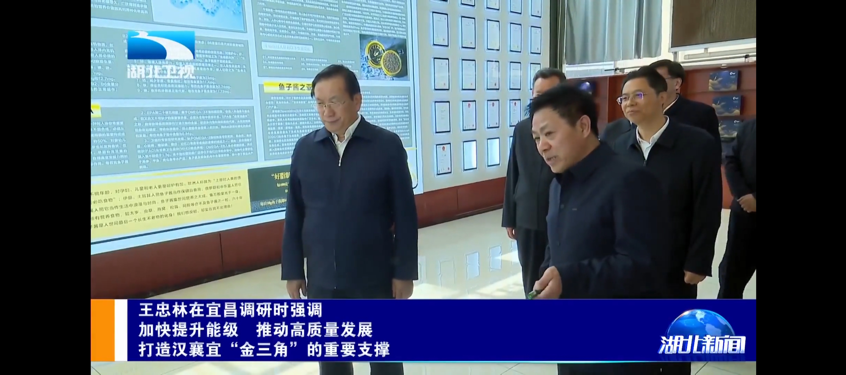 省委書記、省人大常委會主任王忠林蒞臨清江鱘龍展開調研